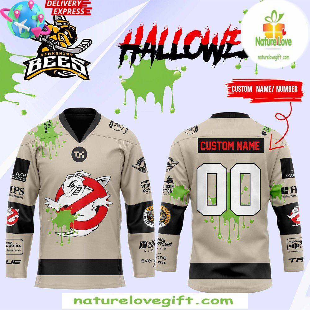Ghostbusters Halloween Hockey Jersey 2026 Berkshire Bees