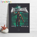 Bianca Belair Black Wrestlemania 40 Graffiti Wall Art Poster Canvas
