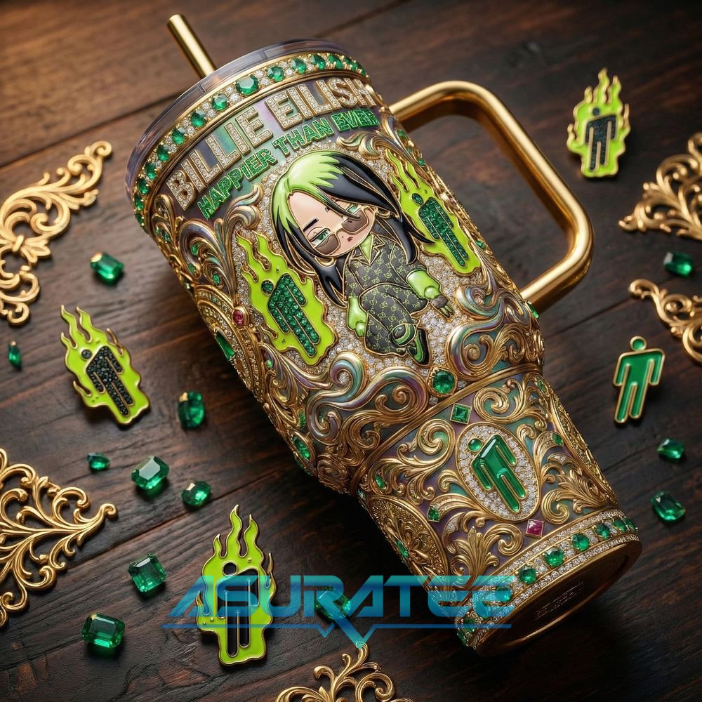 Billie Eilish Happier Than Ever Limited Edition YETI Tumbler