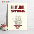 Billy Joel Sting Raymond James Stadium Tampa Poster Canvas