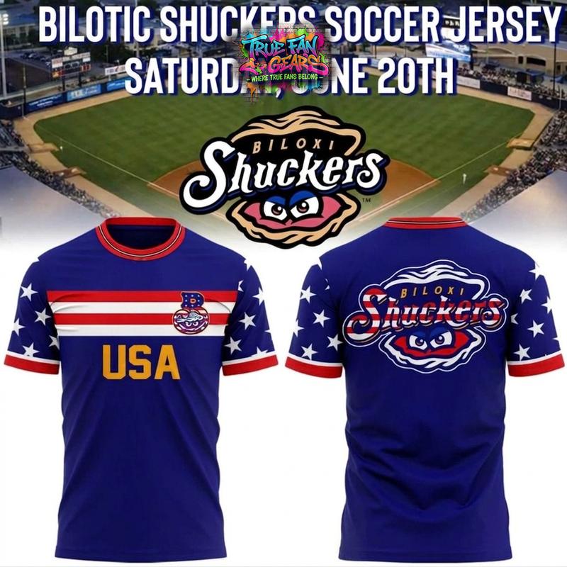 Biloxi Shuckers Soccer Jersey Night Celebrate 2026 Tee Shirt