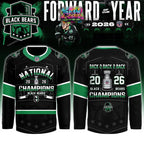 Binghamton Black Bears 2026 Commissioner’s Cup Champions Hockey Jersey
