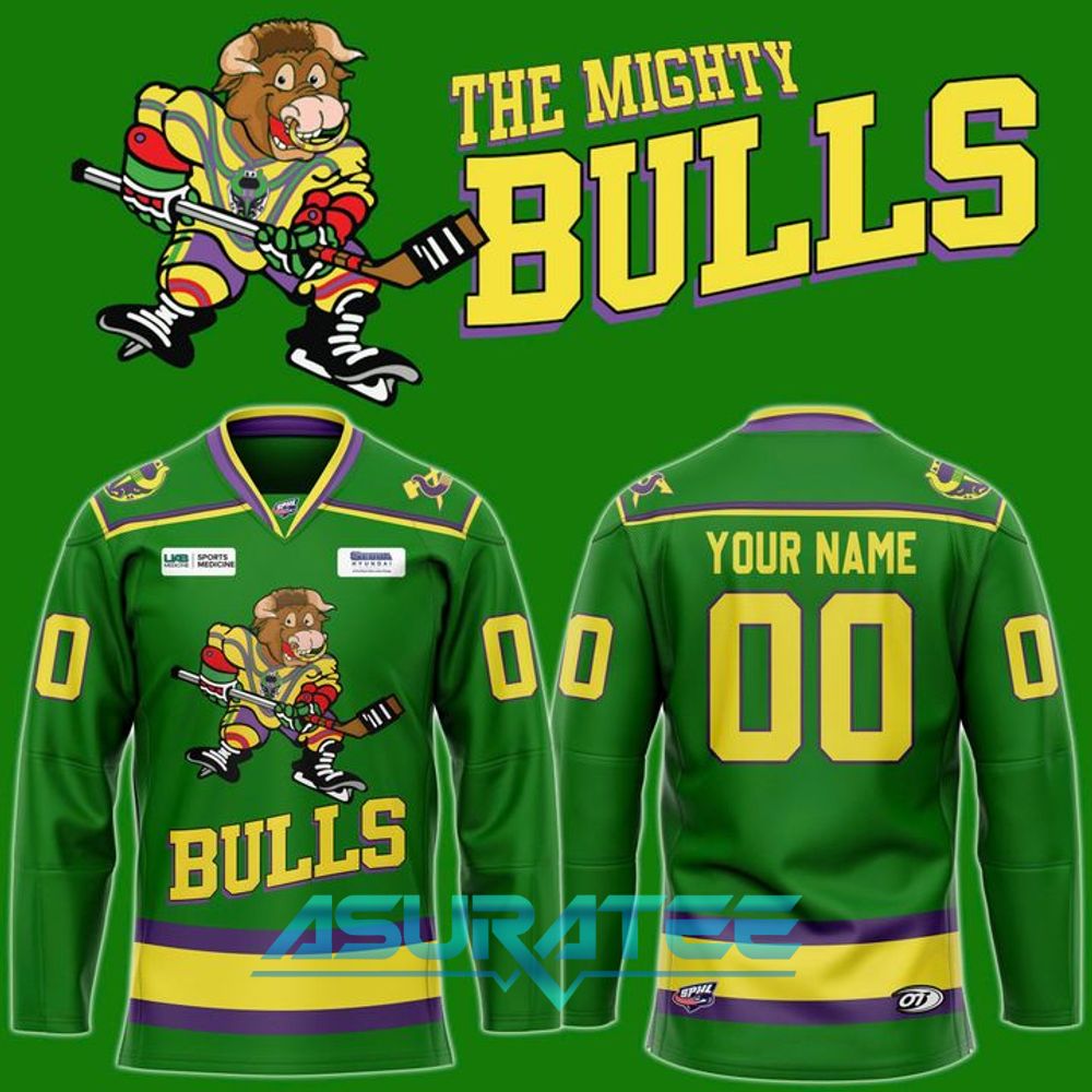 Birmingham Bulls x The Mighty Bulls Special Hockey Jersey