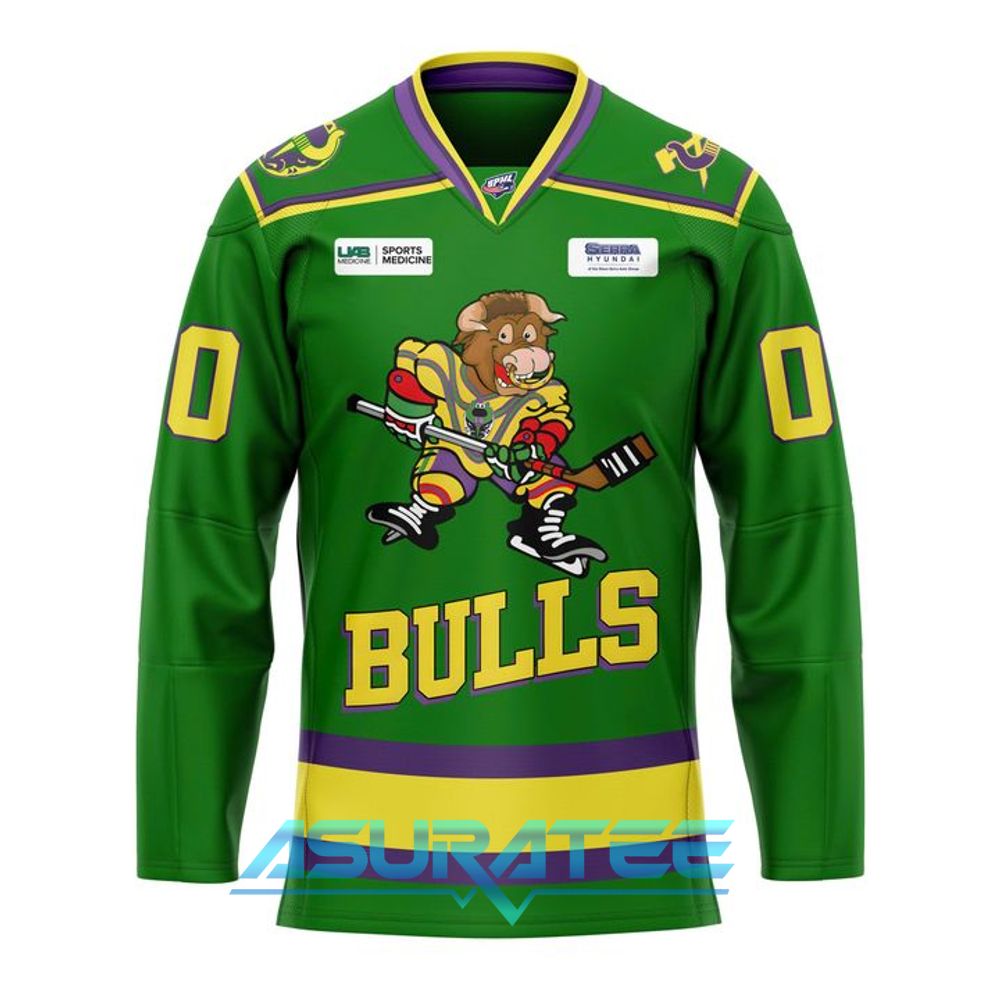 Birmingham Bulls x The Mighty Bulls Special Hockey Jersey
