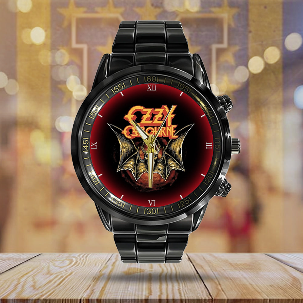 Black Sabbath Ozzy Osbourne Black Stainless Steel Watch – ANHNV 4179