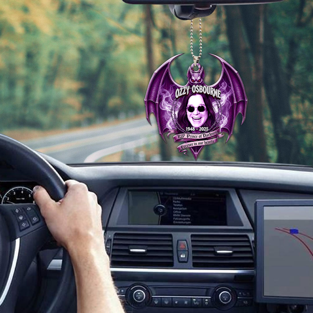 Black Sabbath x Ozzy Osbourne Custom shape 2-sided Acrylic Car Ornament – HOATT 12337