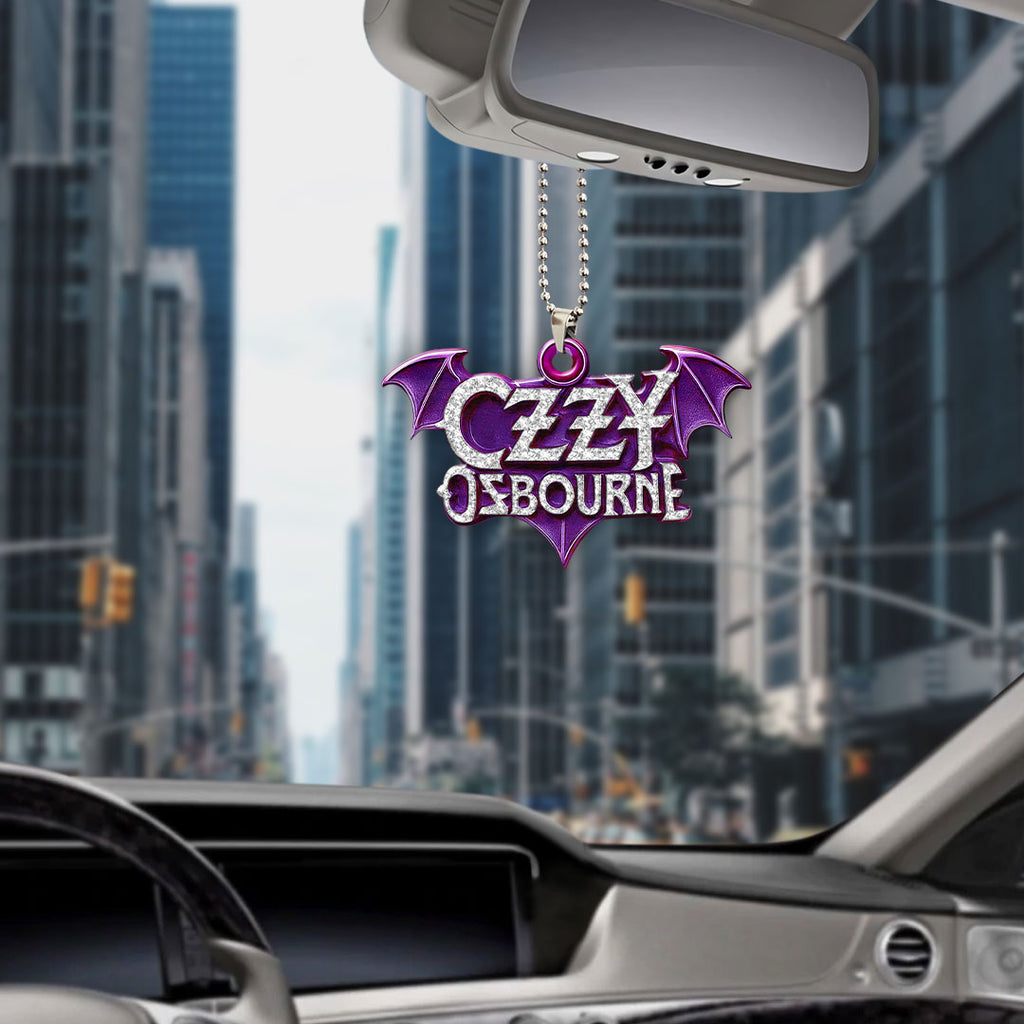 Black Sabbath x Ozzy Osbourne Custom shape 2-sided Acrylic Car Ornament – HOATT 12036
