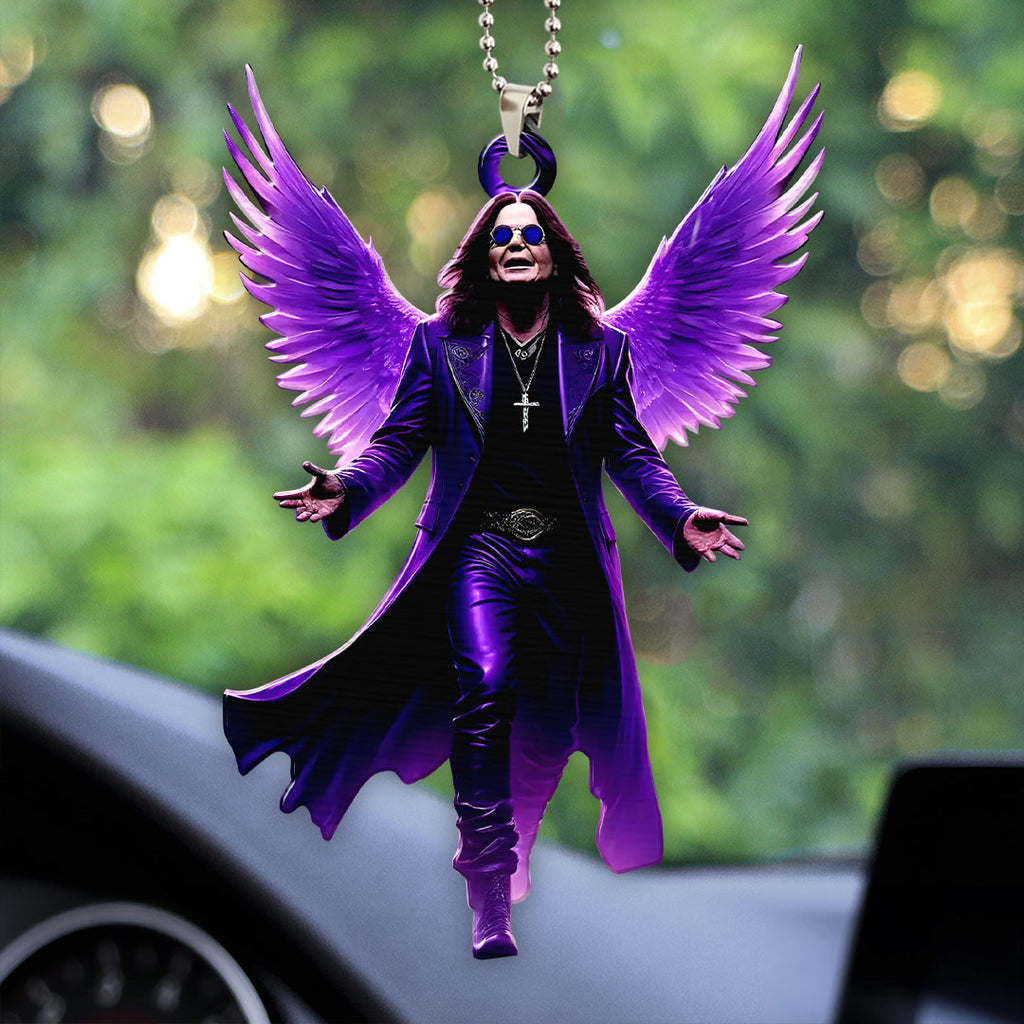 Black Sabbath x Ozzy Osbourne Custom shape 2-sided Acrylic Car Ornament – HOATT 12136