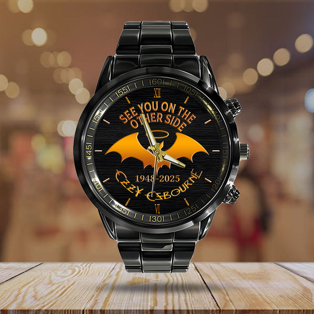 Black Sabbath x Ozzy Osbourne Black Stainless Steel Watch – HOATT12442