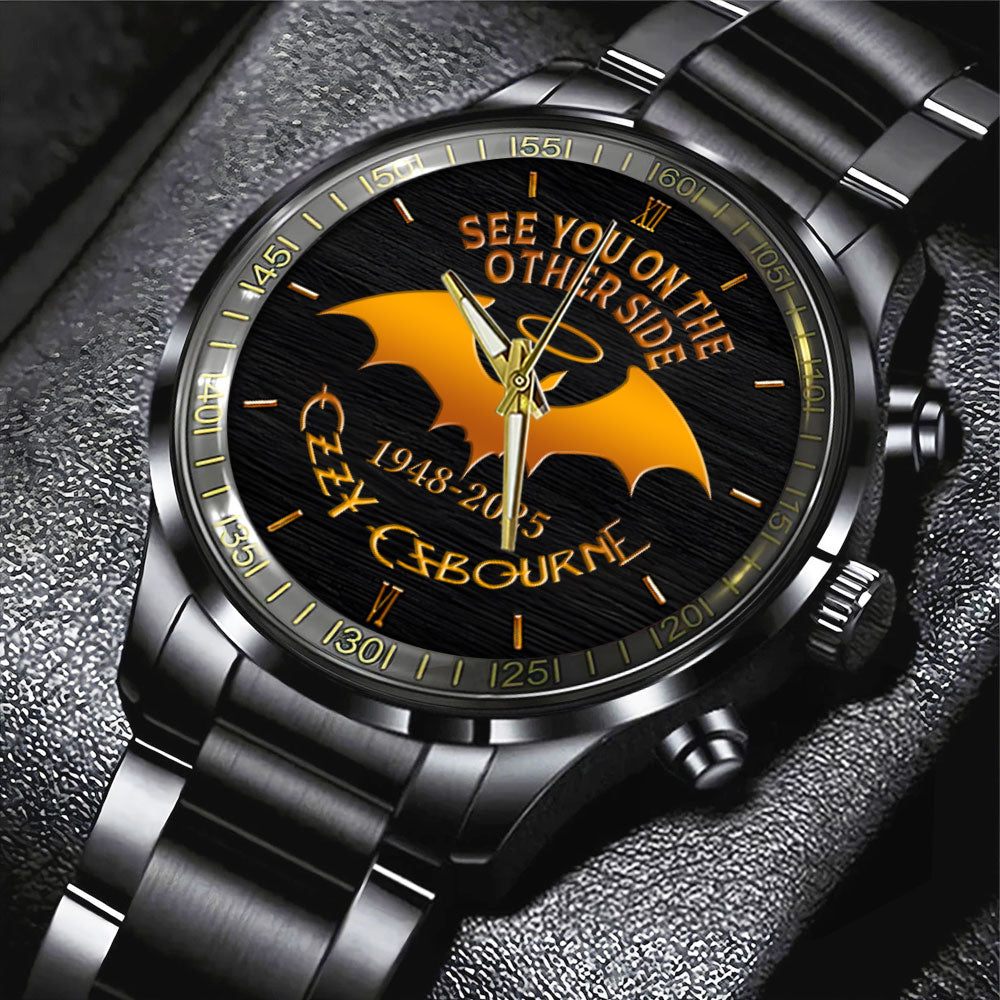 Black Sabbath x Ozzy Osbourne Black Stainless Steel Watch – HOATT12442