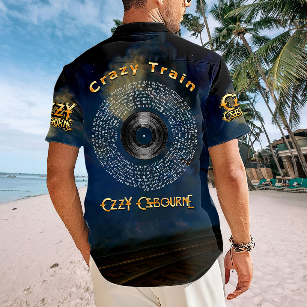 Black Sabbath x Ozzy Osbourne Short Sleeve Button-Down Shirt – HOATT12436.1