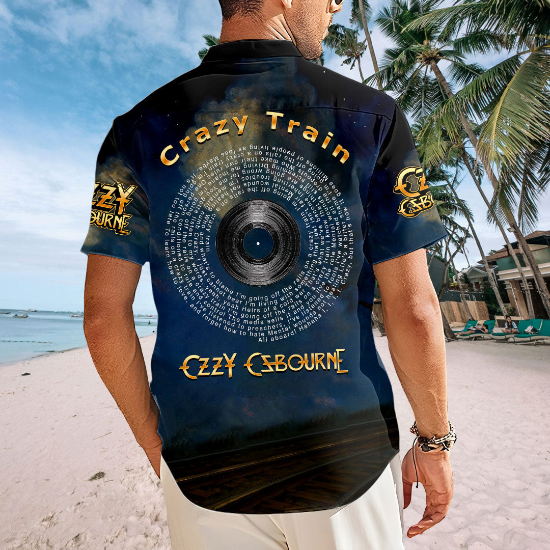 Black Sabbath x Ozzy Osbourne Short Sleeve Button-Down Shirt – HOATT12436.1