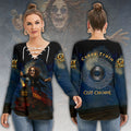 Black Sabbath x Ozzy Osbourne Women's Long Sleeve Neckline Tie Sweatshirt – HOATT12548