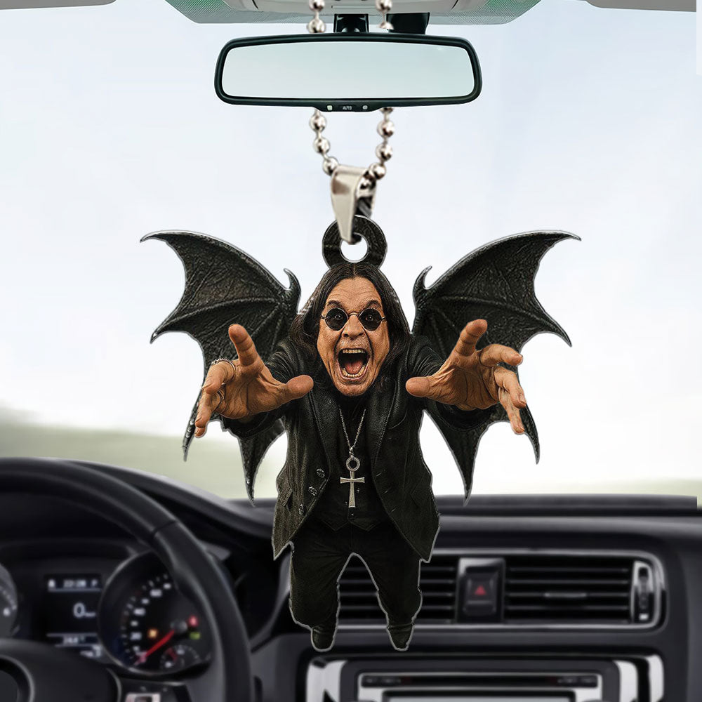 Black Sabbath x Ozzy Osbourne Custom shape 2-sided Acrylic Car Ornament – HOATT12498