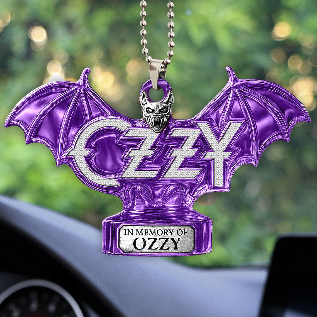 Black Sabbath x Ozzy Osbourne Custom shape 2-sided Acrylic Car Ornament – GNE 4125
