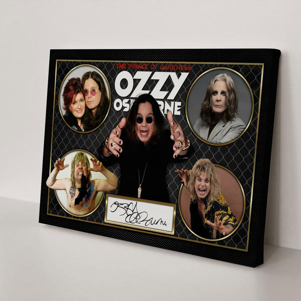 Black Sabbath x Ozzy Osbourne Rectangle Canvas With Inner Frame – HOATT 12041