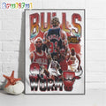 Bling Ss Tee 2.0 Hwc Chicago Bulls Dennis Rodman Poster Canvas