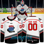 Bloomington Bison Honoring The Centennial Of Route 66 Hockey Jersey