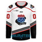 Bloomington Bison Honoring The Centennial Of Route 66 Hockey Jersey