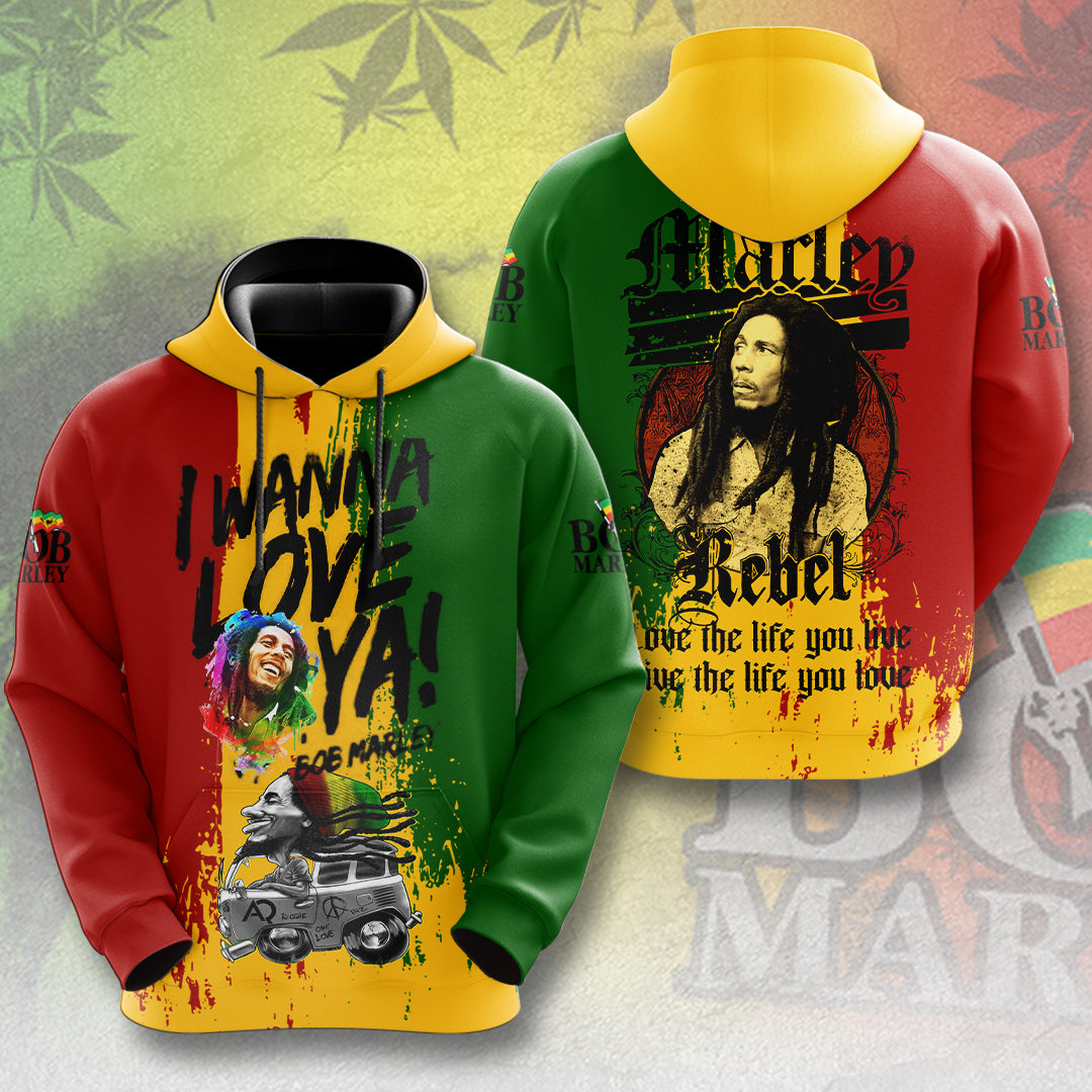 Bob Marley 3D Apparel – HUANNM 4138