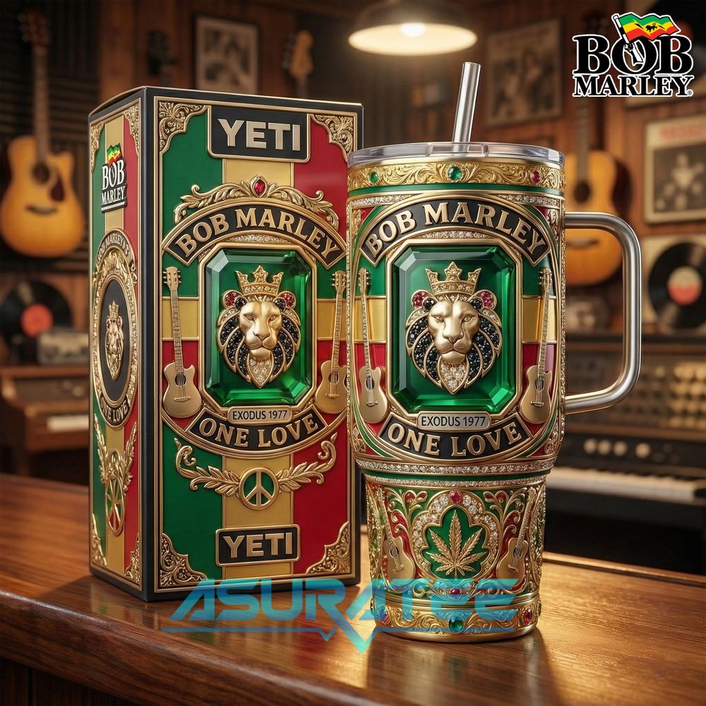 Bob Marley One Love Limited Edition YETI Tumbler
