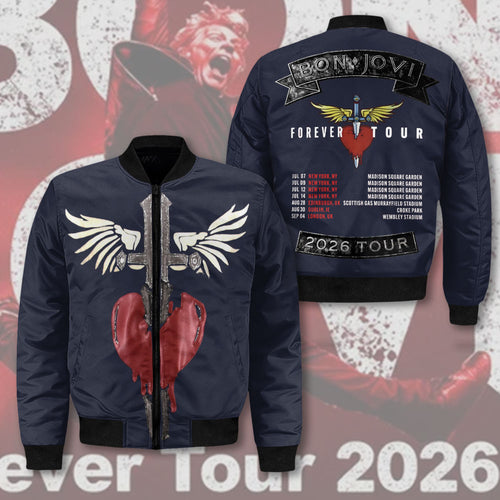 Bon Jovi 3D Bomber Jacket – GNE4586
