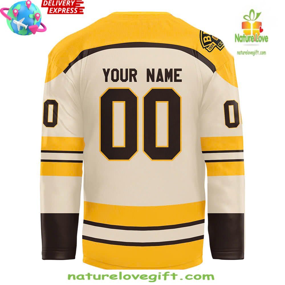 Boston Bruins 100th Anniversary Hockey Jersey Special Edition