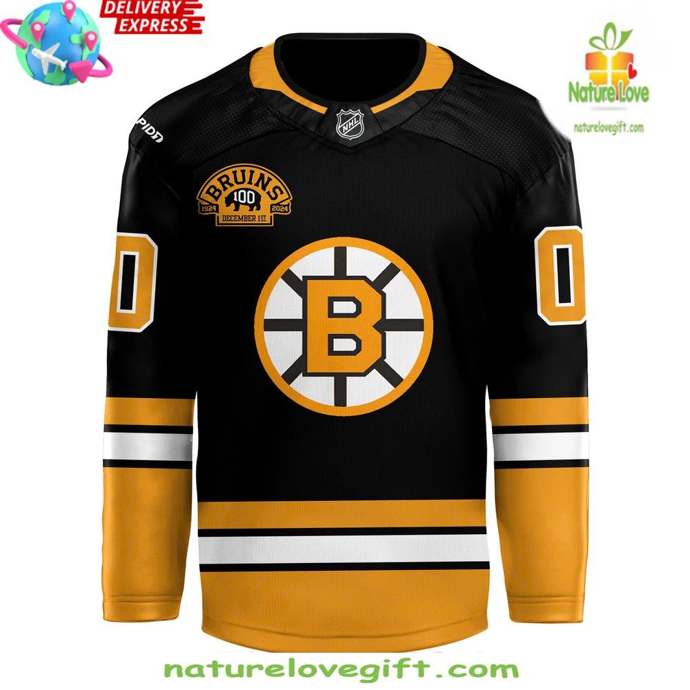 Boston Bruins Centennial Hockey Jersey Bruins Uniform