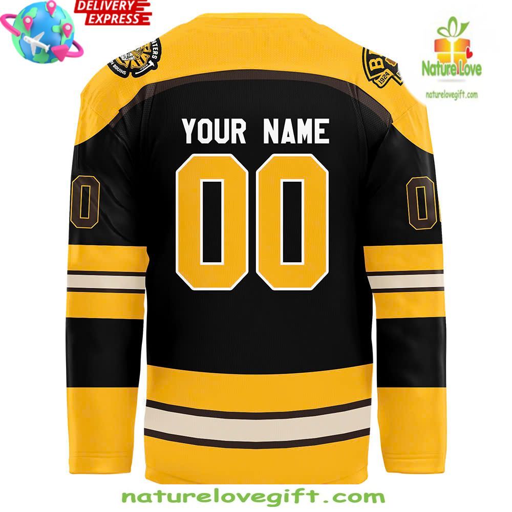 Boston Bruins Firefighter Jersey Hockey Appreciation Night