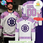 Boston Bruins 2026 Hockey Fights Cancer Jersey