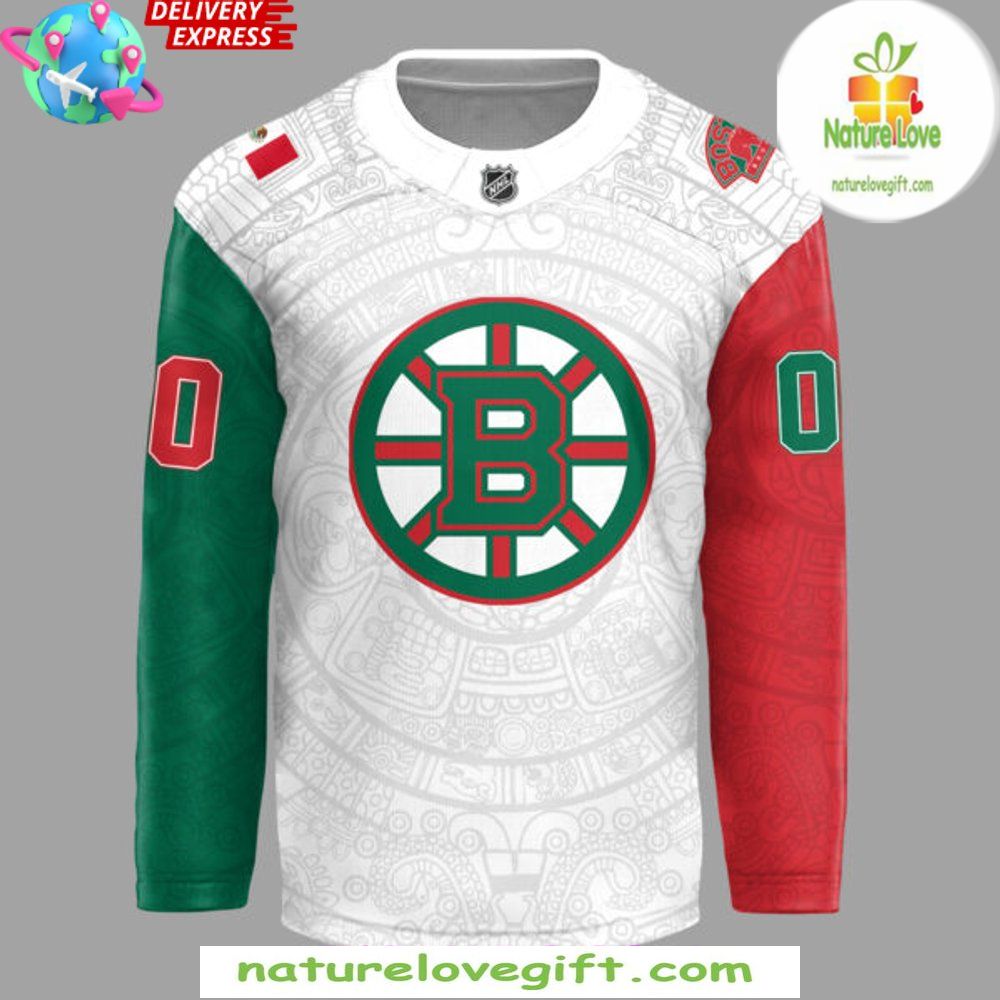 Boston Bruins 2026 Mexican Heritage Night Hockey Jersey