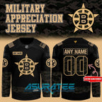 Boston Bruins Military Appreciation Night Hockey Jersey 2025