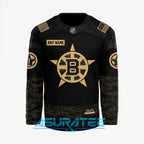 Boston Bruins Military Appreciation Night Hockey Jersey 2025