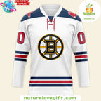 Boston Bruins Hockey Jersey 2026 Red Sox Night Crossover