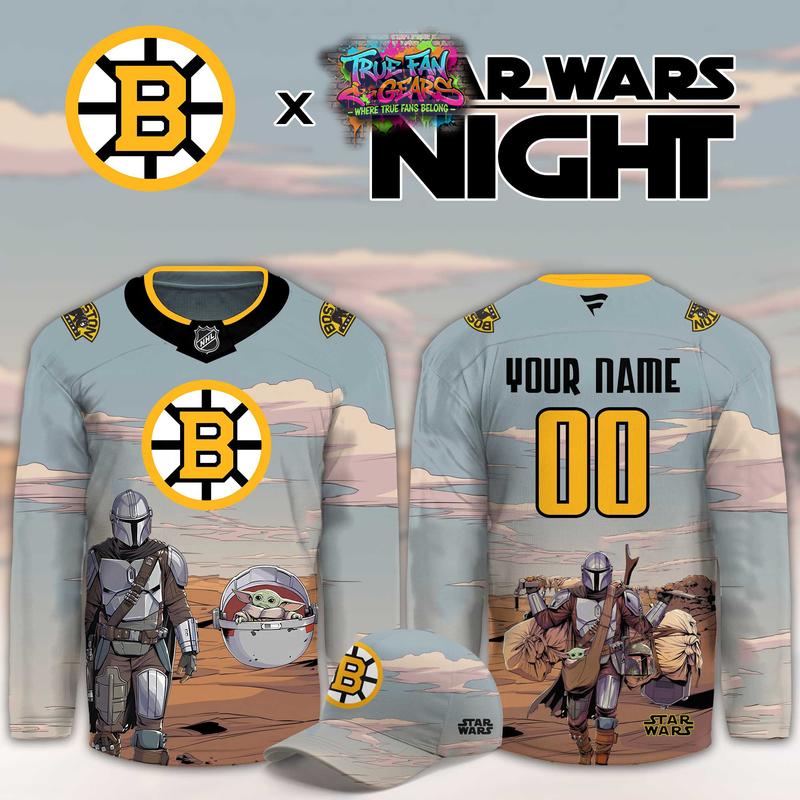 Boston Bruins Star Wars Night 2026 Limited Personalized Hockey Jersey