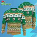 Boston Celtics Holiday Hoop Dreams Ugly Christmas Sweater