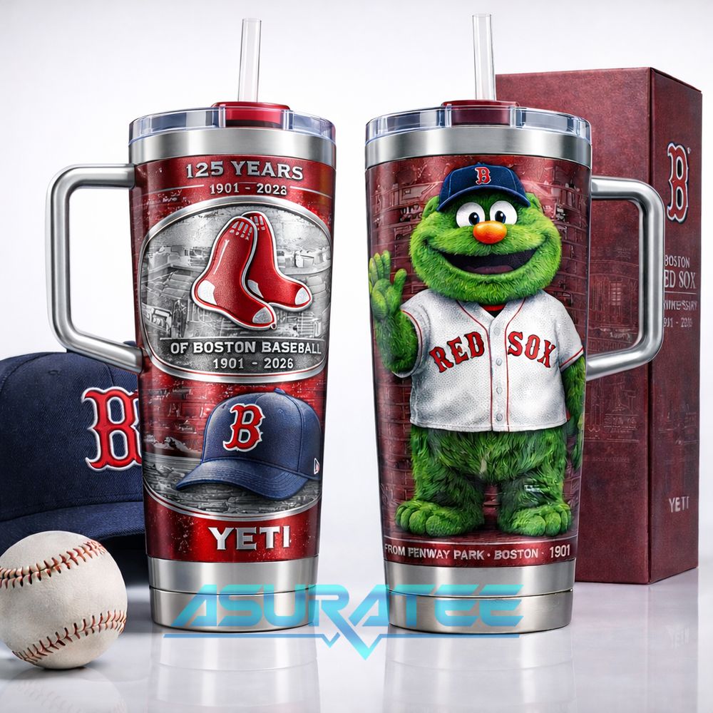 Boston Red Sox 125th Anniversary Limited Edition Stanley Tumbler 40oz