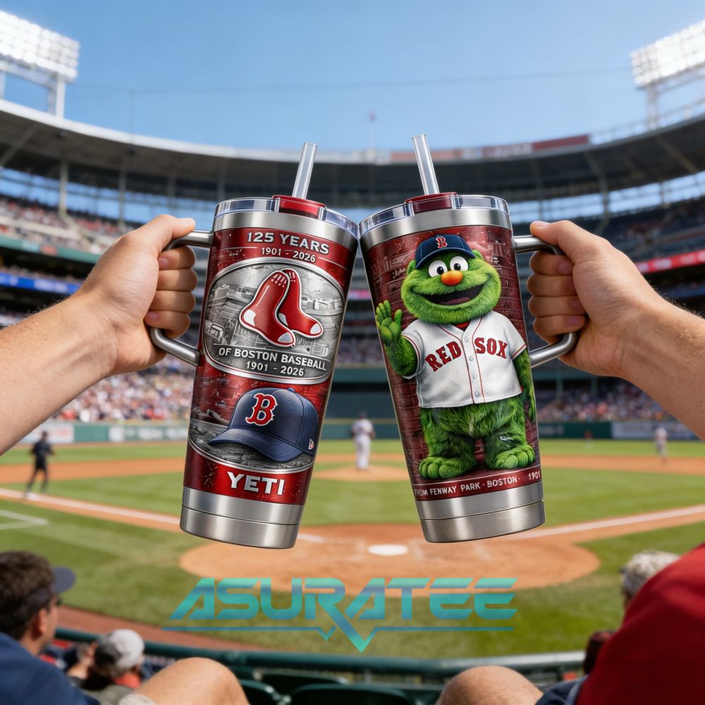 Boston Red Sox 125th Anniversary Limited Edition Stanley Tumbler 40oz