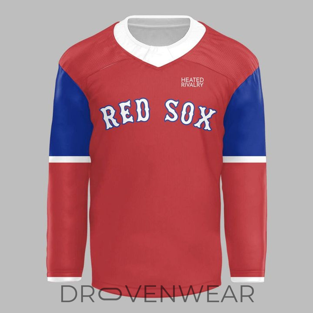 Boston Red Sox X Heated Rivalry Shane Hollander #24 Fan Hockey Jersey