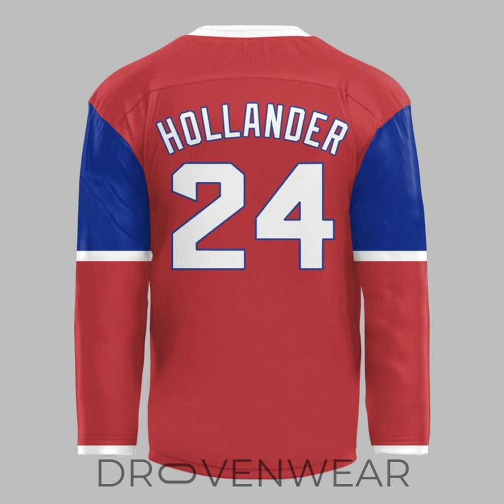 Boston Red Sox X Heated Rivalry Shane Hollander #24 Fan Hockey Jersey