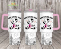 Boujee Cow Valentine 40oz Tumbler with Handle Cow’s Lover Gift