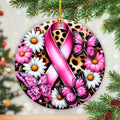 Breast Cancer Awareness Fixed Shape 2-Side Printed Acrylic Ornament – GNE 1786