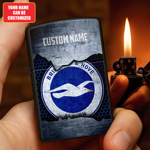Personalized Brighton & Hove Albion FC Zippo Lighter Case (No Insert) – TANTN16385