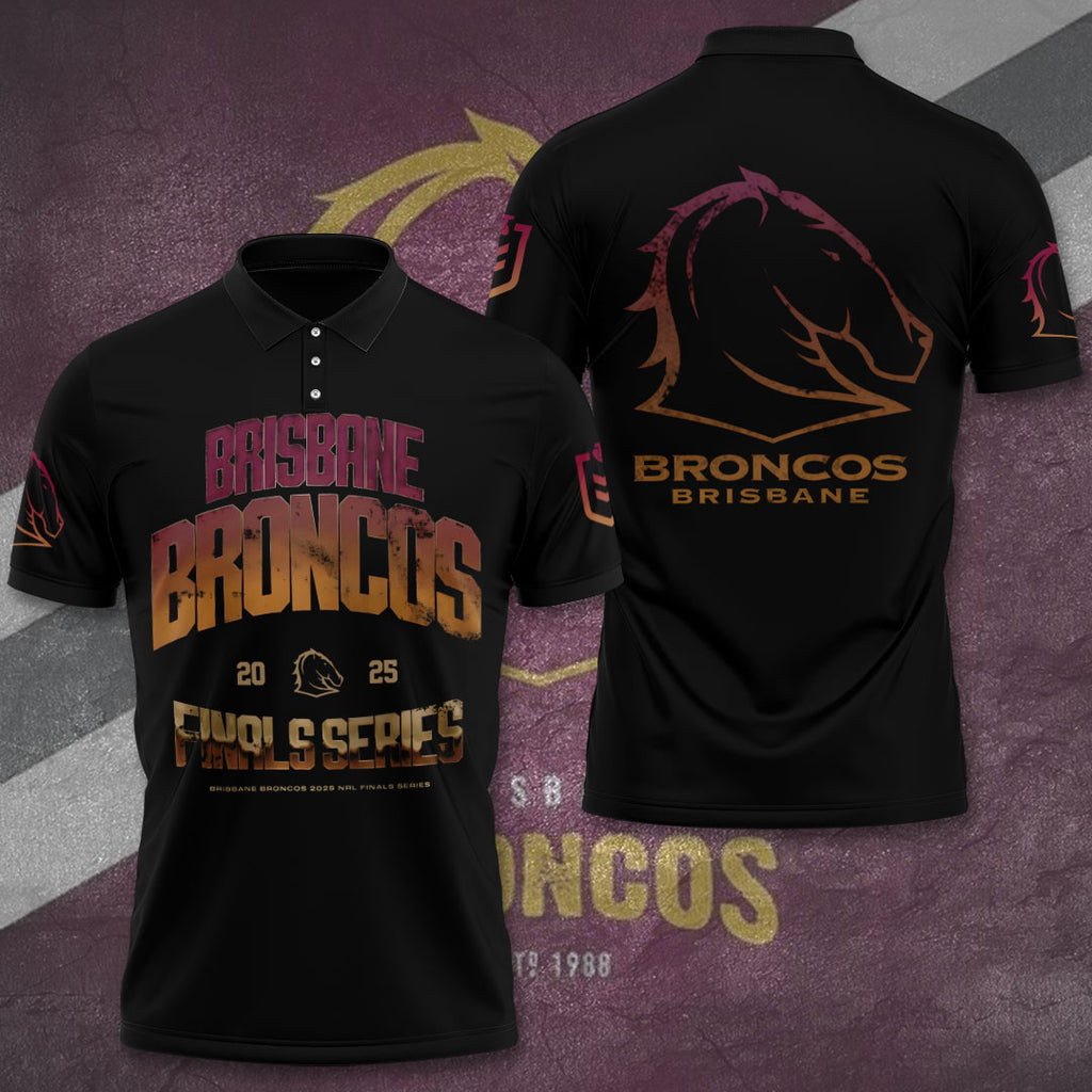Brisbane Broncos 2025 NRL Finals 3D Apparel – TANTN16818