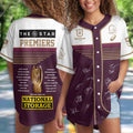 Brisbane Broncos 2025 NRL Premiers Baseball Jersey – HOATT14057