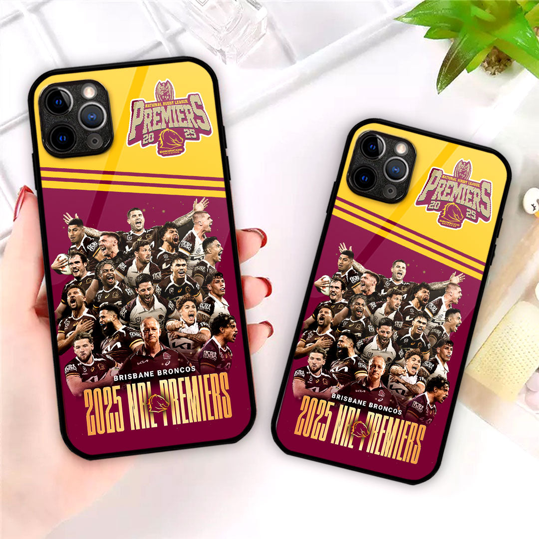 Brisbane Broncos 2025 NRL Premiers Phone Case – HOATT13586