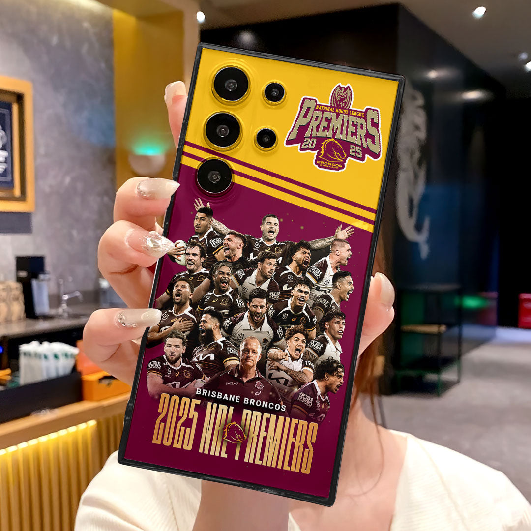 Brisbane Broncos 2025 NRL Premiers Phone Case – HOATT13586
