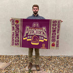 Brisbane Broncos 2025 Premiers 3D Double-side House Flag – MAITM13338