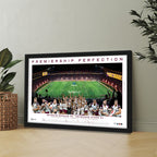 Brisbane Broncos 2025 Premiers Rectangle Canvas With Inner Frame – MAITM13251