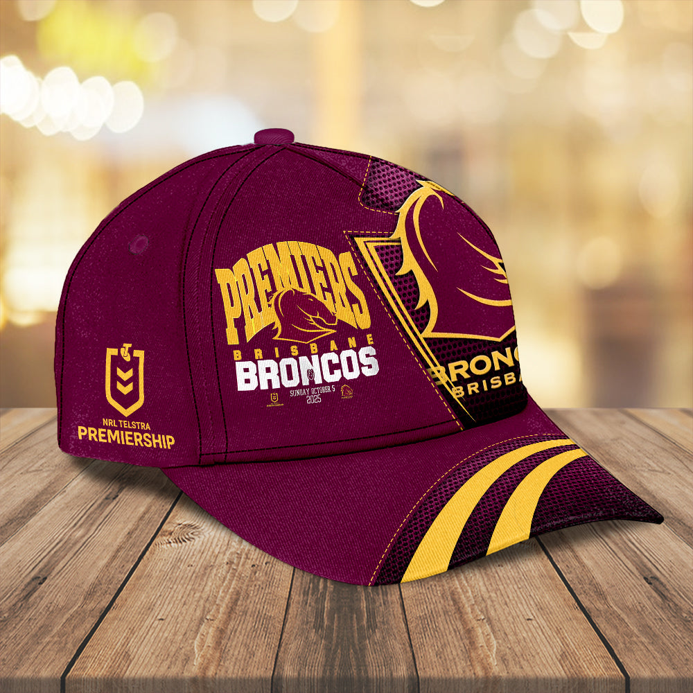Brisbane Broncos 2025 Premiers Classic Cap – MAITM13268
